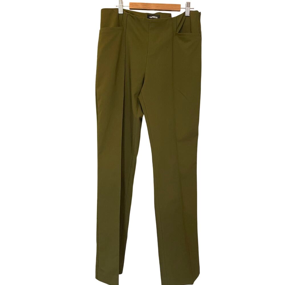 Express Columnist Women's Fitted Through Hip & Thigh Pants Size 10R